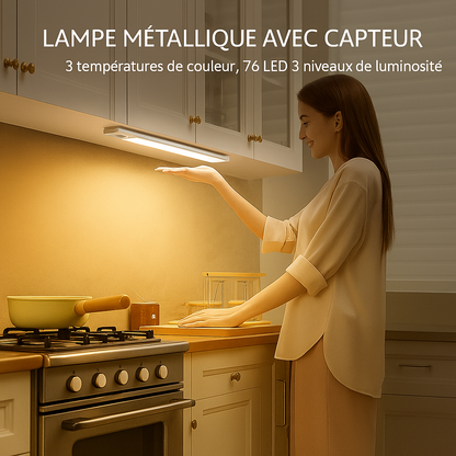 Lampe LED magnétique sans fil à détecteur de mouvement