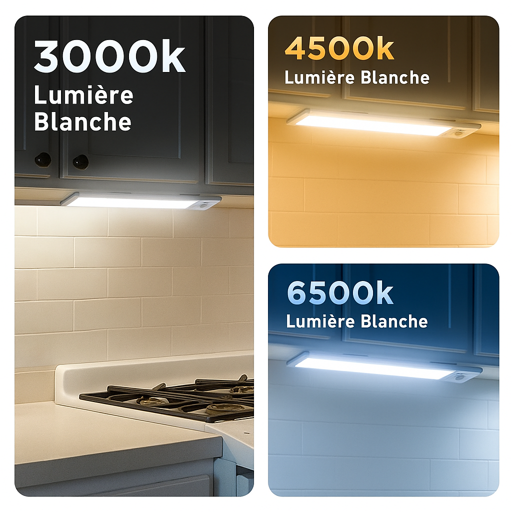 Lampe LED magnétique sans fil à détecteur de mouvement