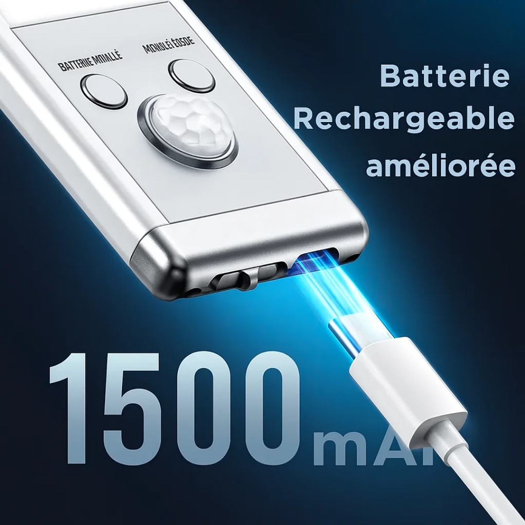 Lampe LED magnétique sans fil à détecteur de mouvement